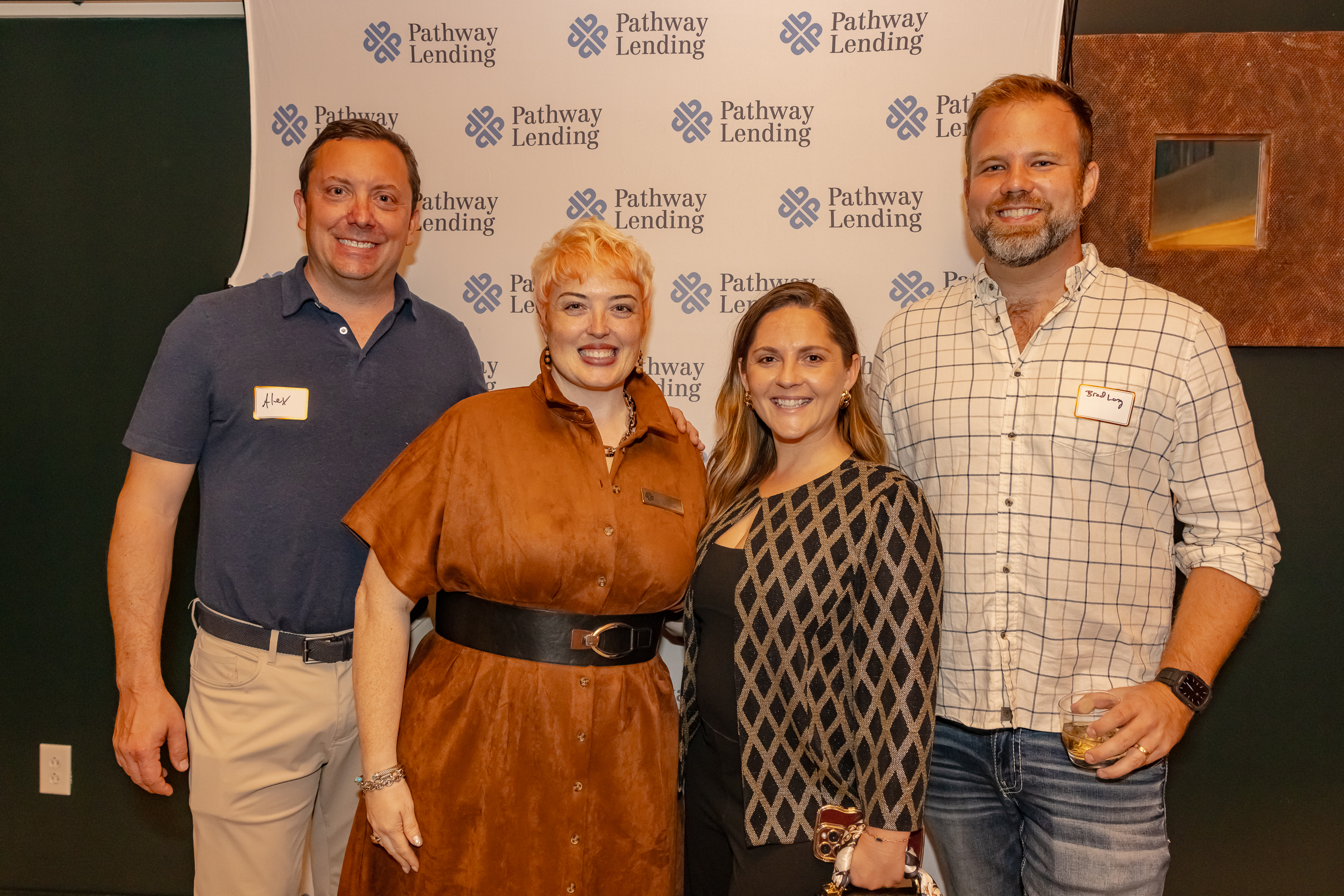 Pathway Lending team member and partners